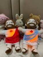 Jesus Calming Plush Doll with 4-Speed Breath Adjustment | Anxiety Relief & Sleep Aid for All Ages,Gifts for various festivals,Suitable for churches stuffed - Image 2
